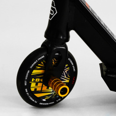Самокат трюковый Best Scooter Hop Pro HIC-система пеги алюминиевый диск и дека колёса PU Black (115638) Орехов