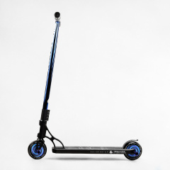 Самокат трюковый пеги алюминиевый диск и дека колёса Best Scooter Portal HIC-система PU Black and blue (114052) Тернополь