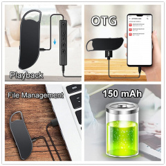 Мини диктофон брелок с активацией голосом Nectronix V11 32 Гб 25 часов записи Черный (100830-32) Кропивницкий