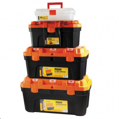 Ящики для инструментов с пластиковыми замками MASTERTOOL 4 шт 12"/16"/20"/22,5" (79-2003) Олександрія