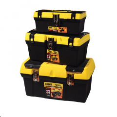 Ящики для инструментов с металлическими замками MASTERTOOL 3 шт 12,5"/ 16"/ 19" (79-2001) Тернопіль
