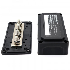 Распределительный блок с шиной Nectronix Heavy Duty Bus Bar до 300A черный 101065 Королёво