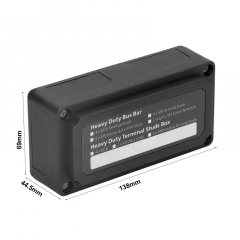 Распределительный блок с шиной Nectronix Heavy Duty Bus Bar до 300A черный 101065 Королёво