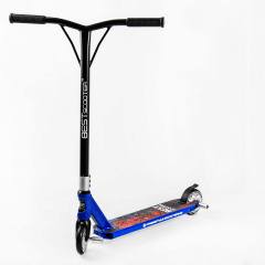 Самокат трюковый Best Scooter Skull Warrior HIC-система пеги алюминиевый диск и дека 100 кг Blue and red (106842) Борисполь