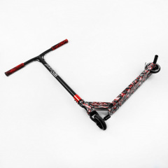 Самокат трюковый Best Scooter HIC-система пеги алюминиевый диск и дека принт Skull biker 100 кг Разноцветный (105678) Житомир