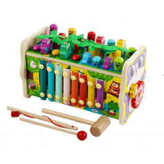 Детская логическая игра EduTree стучалка магнитная рыбалка 24х15х14,5 см Разноцветный (161294) Боярка