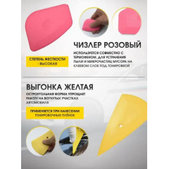 Набор инструментов для тонировки и оклейки пленки Urbankit 15 шт KH64K Бровари