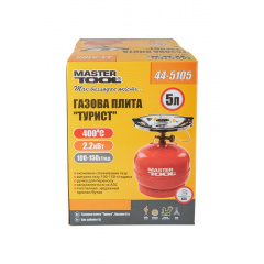Комплект газовый кемпинг MASTERTOOL Турист 5 л Red (44-5105) Ворожба