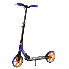 Самокат двухколесный Best Scooter PU колеса 1 амортизатор Черный с фиолетовым (147536) Кам'янка-Дніпровська