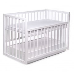 Кроватка деревянная с ящиком Наталка Волшебная 120 х 60 см White (149770) Ладан