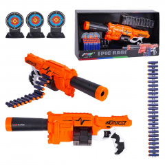 Автомат LeToys Epic Rage 30 патронов Оранжевый (156150) Коломия