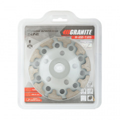 Фреза алмазная торцевая для камня Granite T-LINE 125х22.2 мм (9-22-125) Костополь
