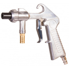 Пневмопистолет пескоструйный MASTERTOOL Ø 4,5/5/6/7мм, со шлангом, 320-420 л/мин, 10 бар (81-8709) Тячев