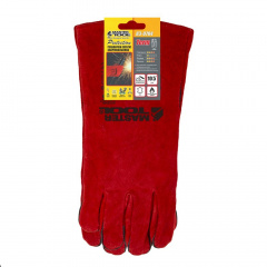 Перчатки краги сварщика замшевые Mastertool 10.5 350 мм Red (83-0704) Київ