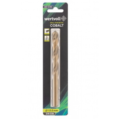 Сверло для металла WERTVOLL HSS 13.0х151 мм COBALT DIN 338 Gold (DR-5130) Київ