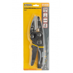 Ножницы мультифункциональные MASTERTOOL 4-в-1 250 мм Black (01-0428) Полтава