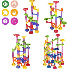 Детский конструктор лабиринт из труб и шаров 105 деталей Urbanset Marble Run Березнеговатое