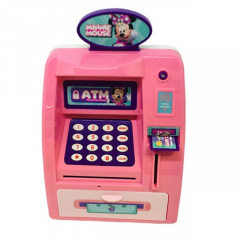 Детская электронная копилка Ages Банкомат 15.8 х 9 х 25 см Pink (155428) Чернівці