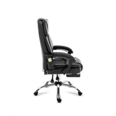 Офисное кресло с массажем Mark Adler Boss 6.0 120х55 см Black Рівне