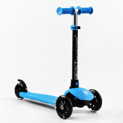 Самокат-велобег Best Scooter 3 в 1 колеса PU со светом сидение родительская ручка 50 кг Blue (106697) Бучач