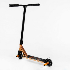 Самокат трюковый Best Scooter Spider HIC-система пеги алюминиевый диск и дека колёса PU 100 кг Gold (107486) Ворожба