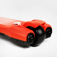 Самокат трехколесный складной руль свет звук дым Best Scooter MAXI 60 кг Orange (111439) Киев