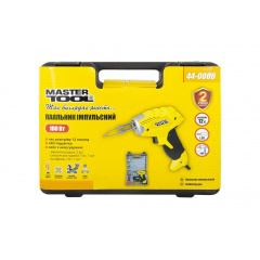 Паяльник импульсный с трансформатором MASTERTOOL 100 Вт/220-240 V/50 Hz 0-400°С LED Yellow and Black (44-0000) Орехов