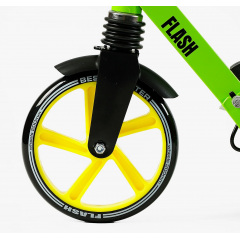 Самокат двухколесный Best Scooter PU 200 мм 1 амортизатор Green and Black (150145) Мукачево