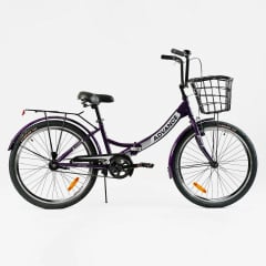 Велосипед складной односкоростной Corso Advance 24" Purple (148346) Чернігів