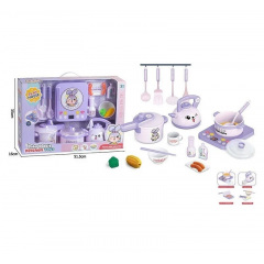 Набор посуды Yufeng Baby Rabbit 18 элементов Multicolor (138523) Бердичев