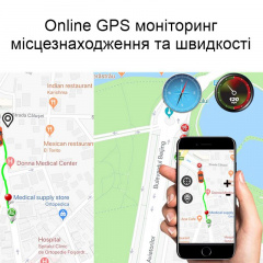 Автомобильный видеорегистратор с 4G + WIFI + GPS Nectronix K18, Full HD 1080P, с 2-мя камерами, G-sensor и удаленным online мониторингом Киев