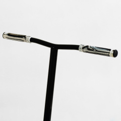Самокат трюковый Best Scooter Hop Pro HIC-система пеги алюминиевый диск и дека колёса PU Black (115636) Орехов