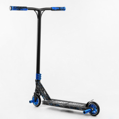 Самокат трюковый Best Scooter HIC-система пеги алюминиевый диск и дека принт Skulls and blue hands 100 кг Разноцветный (105679) Ізюм
