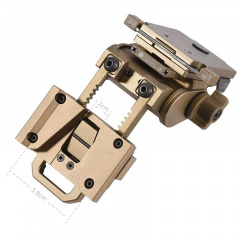 NVG крепление для ПНВ Wilcox L4G24 DOVETAIL интерфейс Ласточкин хвост для NV8000 NV8160 PVS-15/18/21/31 Золотистый (100986) Мукачево