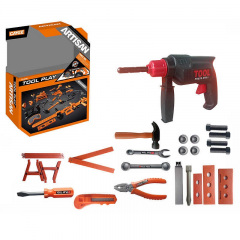Игровой набор инструментов Tool Set Набор строителя 23 аксессуара Multicolor (140708) Косов