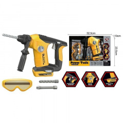 Игровой набор дрель Yufeng Power Tools 3 насадки Желто-черный (150889) Київ