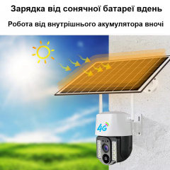 Автономная уличная 4G камера видеонаблюдения Nectronix VC3-G V380 pro (101132) Василівка
