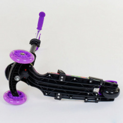 Самокат 5в1 Best Scooter (PU колеса с подсветкой) Абстракция Multicolor (74062) Рівне