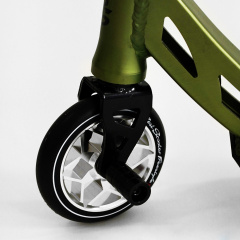 Самокат трюковый Best Scooter Freestyle Pro HIC-система пеги алюминиевый диск и дека колёса PU Green (115642) Березнегувате
