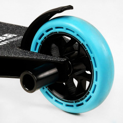 Самокат трюковый Best Scooter FEAR SCS система пеги алюминиевый диск и дека колёса PU 100 кг Black and blue (112900) Оріхів