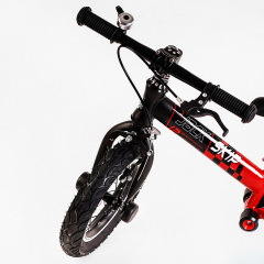 Велобег детский Corso Skip Jack 12" Red and black (119237) Кропива