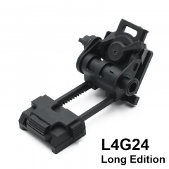 Удлиненное NVG крепление для ПНВ c DOVETAIL Wilcox L4G24 long edition черный (100981-L) Пологи