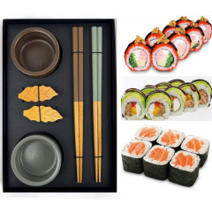 Многоразовый набор посуды для суши и роллов Urbankit 8 предметов NC98K Ладан