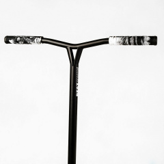 Самокат трюковый Best Scooter FEAR SCS система пеги алюминиевый диск и дека колёса PU 100 кг Black and grey (112899) Днепрорудное