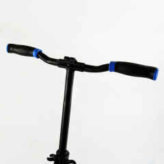 Двухколесный самокат Best Scooter складной амортизатор стоп сигнал 100 кг Black and blue (105431) Киев