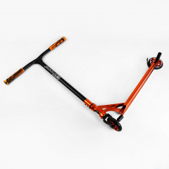 Самокат трюковый Best Scooter Spider HIC-система пеги алюминиевый диск и дека колёса PU 100 кг Orange (107487) Володарськ-Волинський