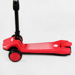 Самокат трехколесный складной руль свет звук дым Best Scooter MAXI 60 кг Red (111438) Жмеринка