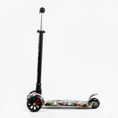 Самокат Best Scooter MAXI S 4 колеса PU СВЕТ Pop music 60 кг Разноцветный (113939) Володарськ-Волинський