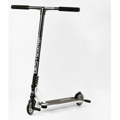 Самокат трюковый алюминиевый диск и дека Best Scooter Kraken HIC-система пеги 100 кг Black and white (112910) Бердичев
