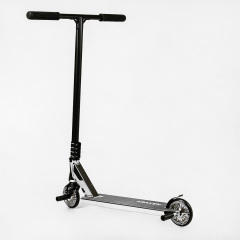 Самокат трюковый алюминиевый диск и дека Best Scooter Kraken HIC-система пеги 100 кг Black and white (112910) Бердичев